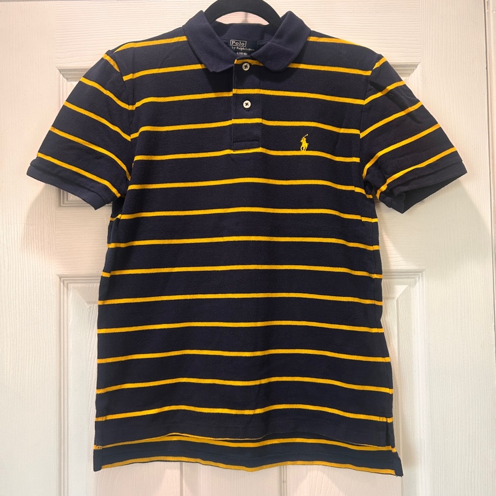 Polo by Ralph Lauren Blue and Yellow Shirt